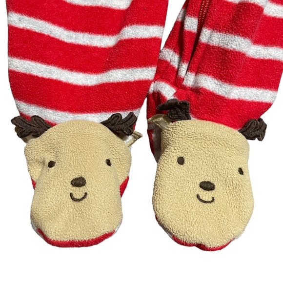 Carter’s Reindeer Fleece Pajama - Picture 3 of 4